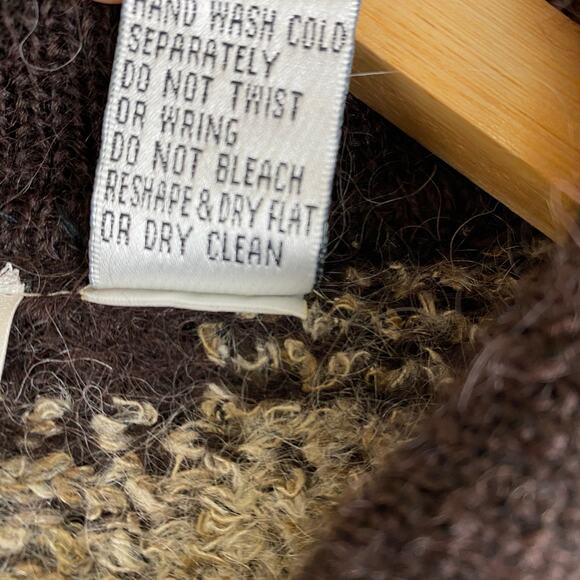 Vintage Paul Harris Mohair Check Zipper Sweater Jacket Size Medium - Picture 9 of 10